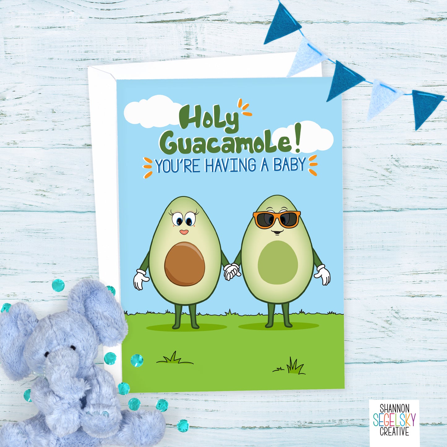 VegeCards® Holy Guacamole! You're Having a Baby Card