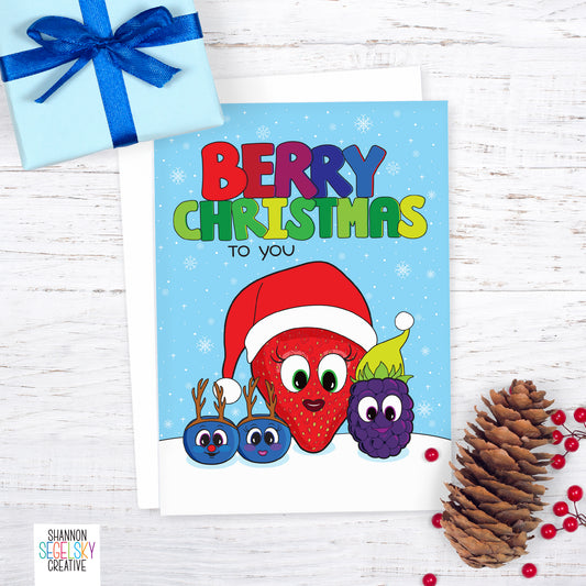 VegeCards® Berry Christmas Card
