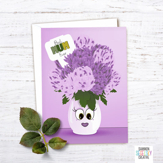 VegeCards® Best Mum Ever Card