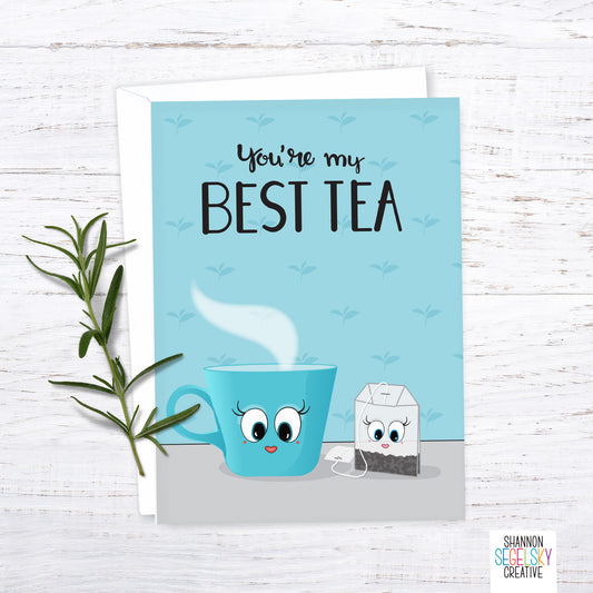 VegeCards® You're My Best Tea Card