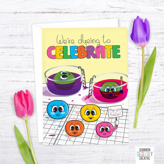 VegeCards® Dyeing to Celebrate Easter Card