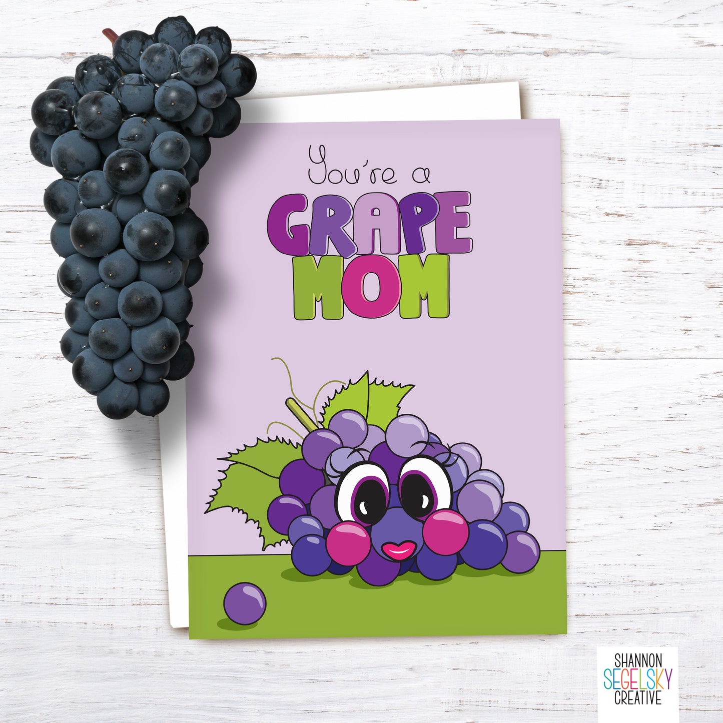 VegeCards® You're a Grape Mom Card