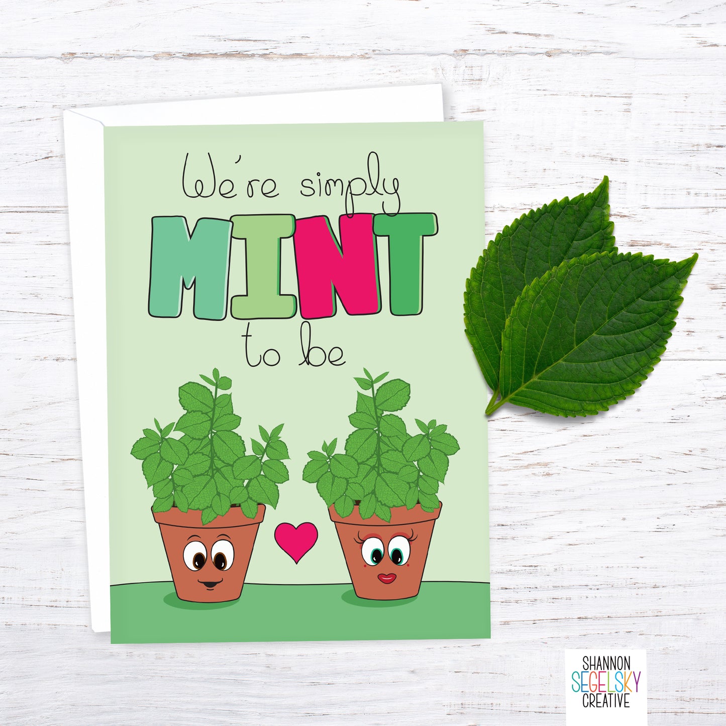 VegeCards® We're Simply MINT To Be Card