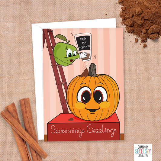 VegeCards® Seasonings Greetings Card