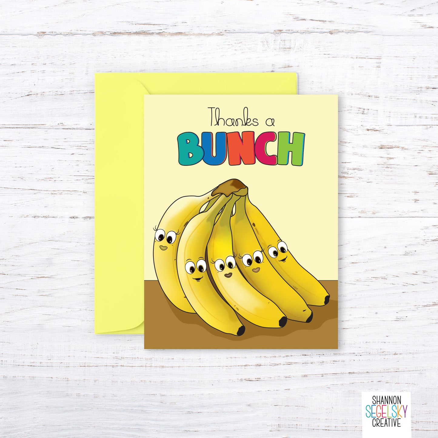 VegeCards® Thanks a Bunch Card