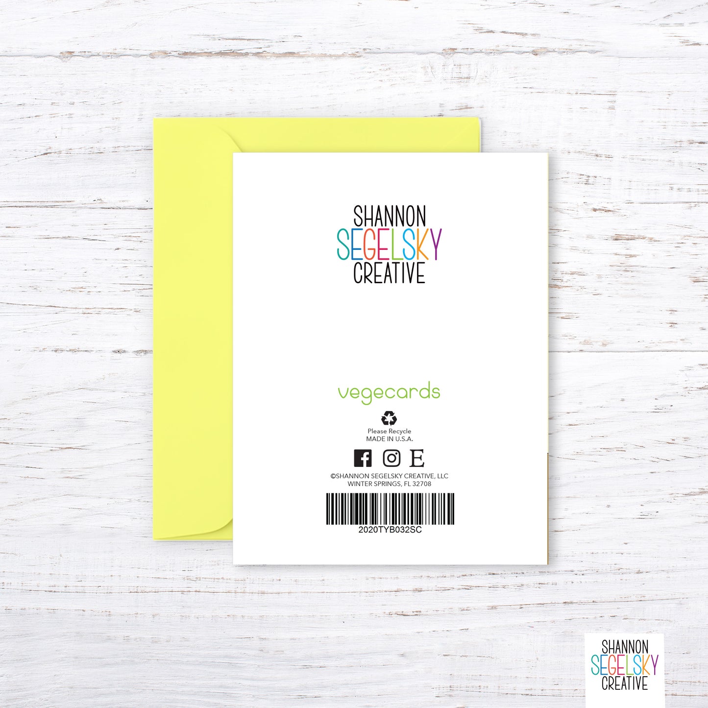 VegeCards® Thanks a Bunch Card