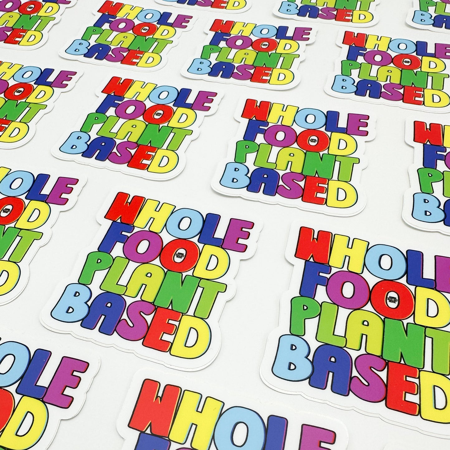 VegeCards® Whole Food Plant Based Vinyl Sticker