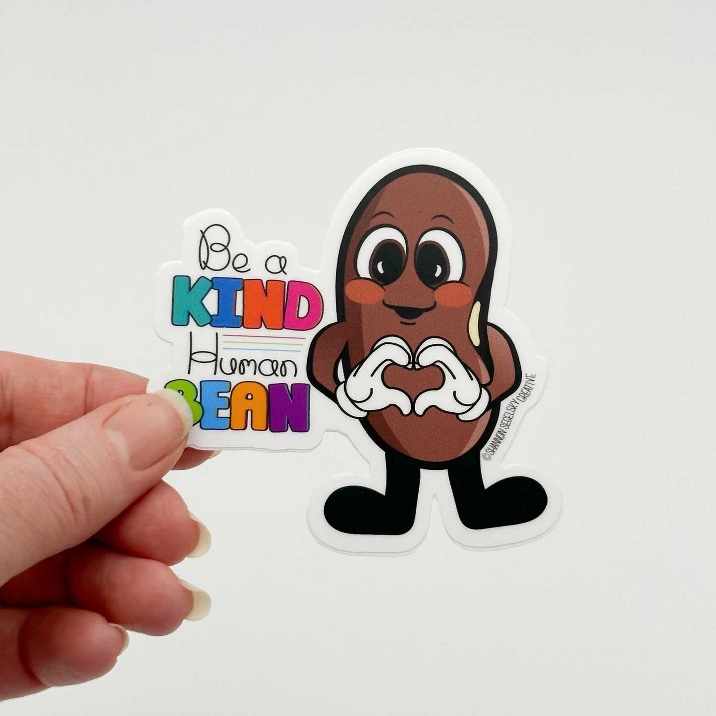 VegeCards® Be a Kind Human Bean - Vinyl Sticker