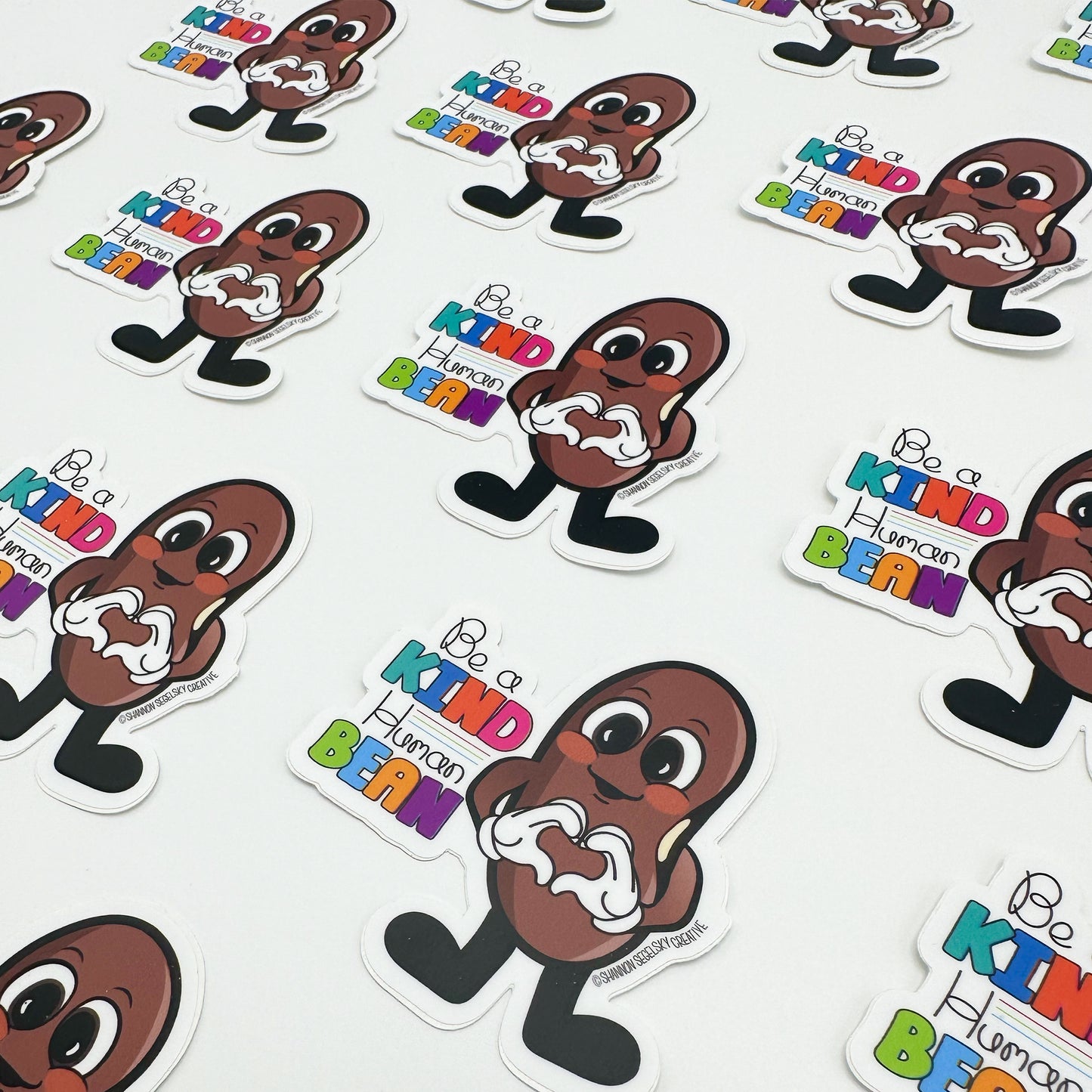 VegeCards® Be a Kind Human Bean - Vinyl Sticker
