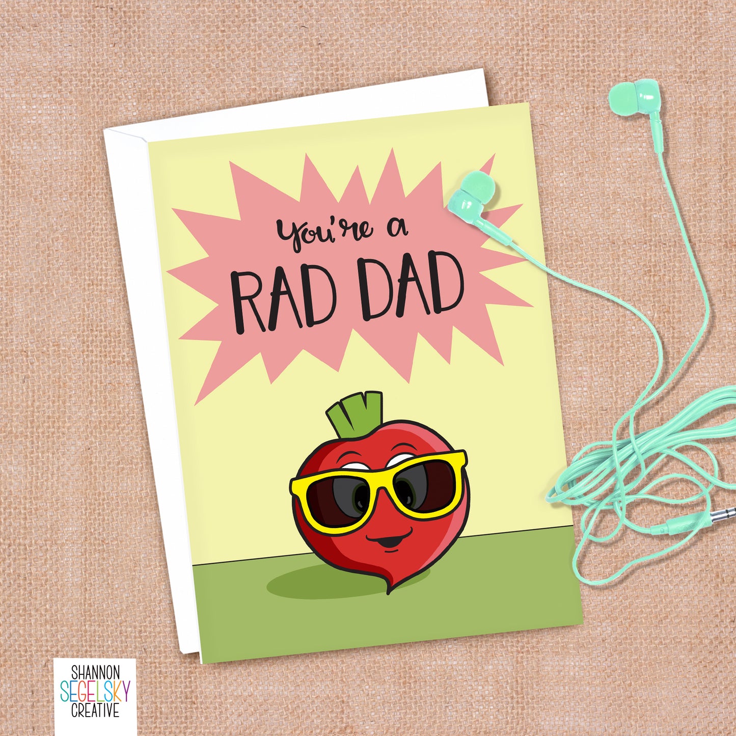 VegeCards®You're a Rad Dad Card