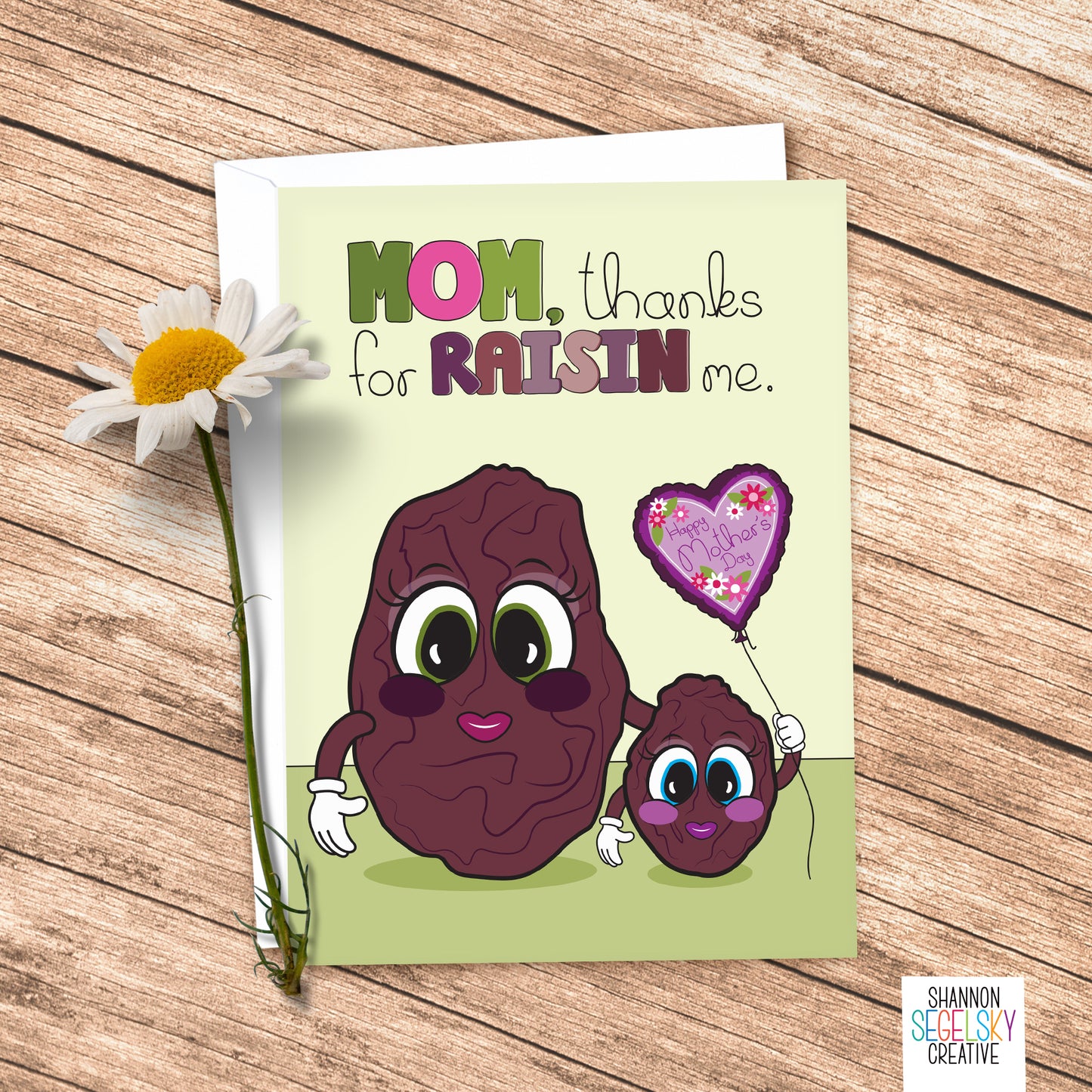 VegeCards® Thanks For Raisin Me - Mother's Day Card