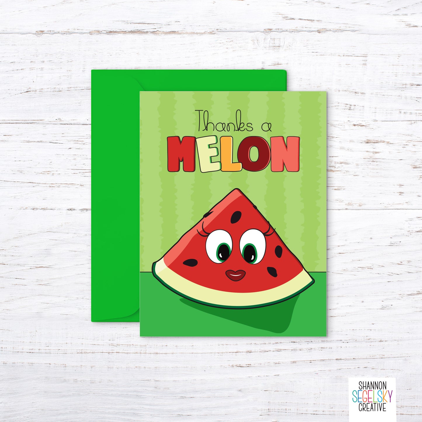 VegeCards® Thanks a Melon Card