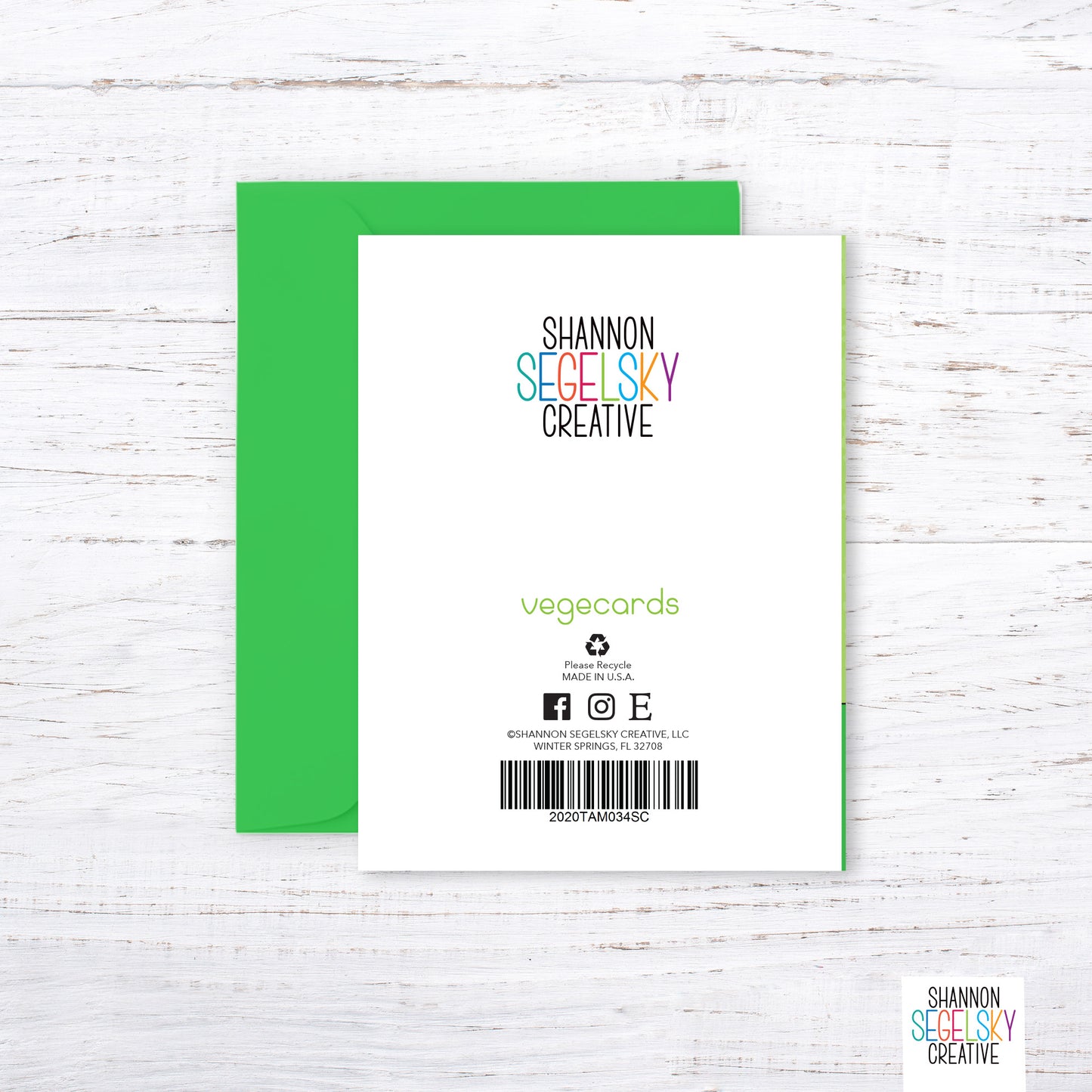 VegeCards® Thanks a Melon Card