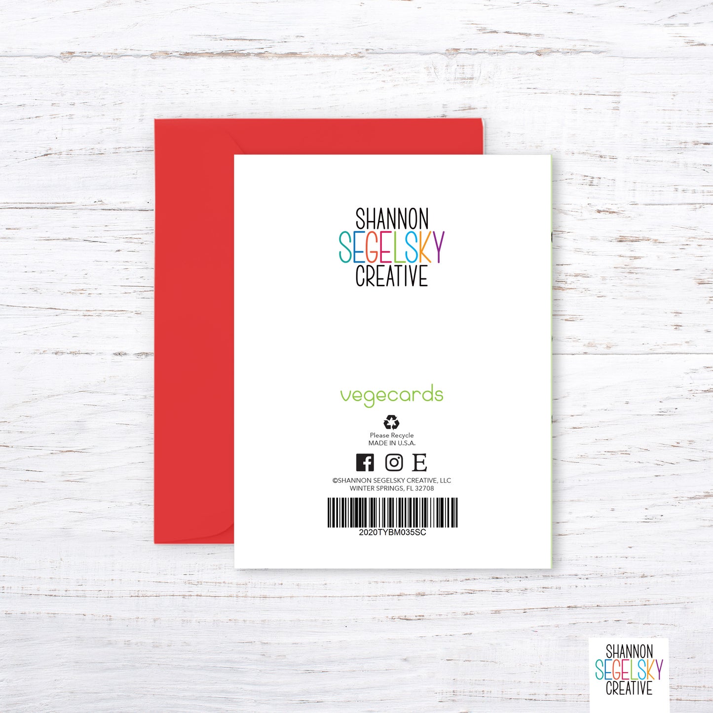 VegeCards® Thank You Berry Much Card