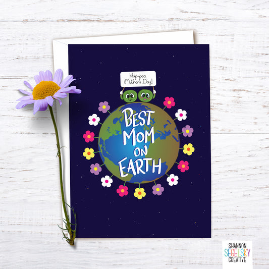VegeCards™ Best Mom on Earth - Mother's Day Card