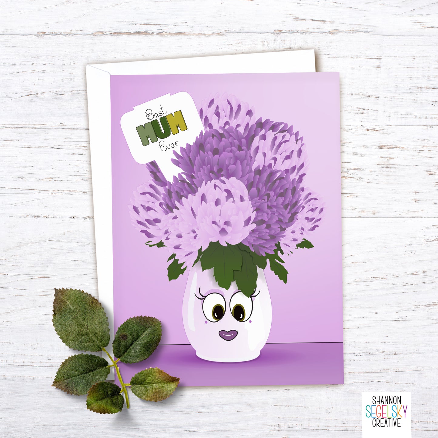 VegeCards™ Best Mum Ever Card