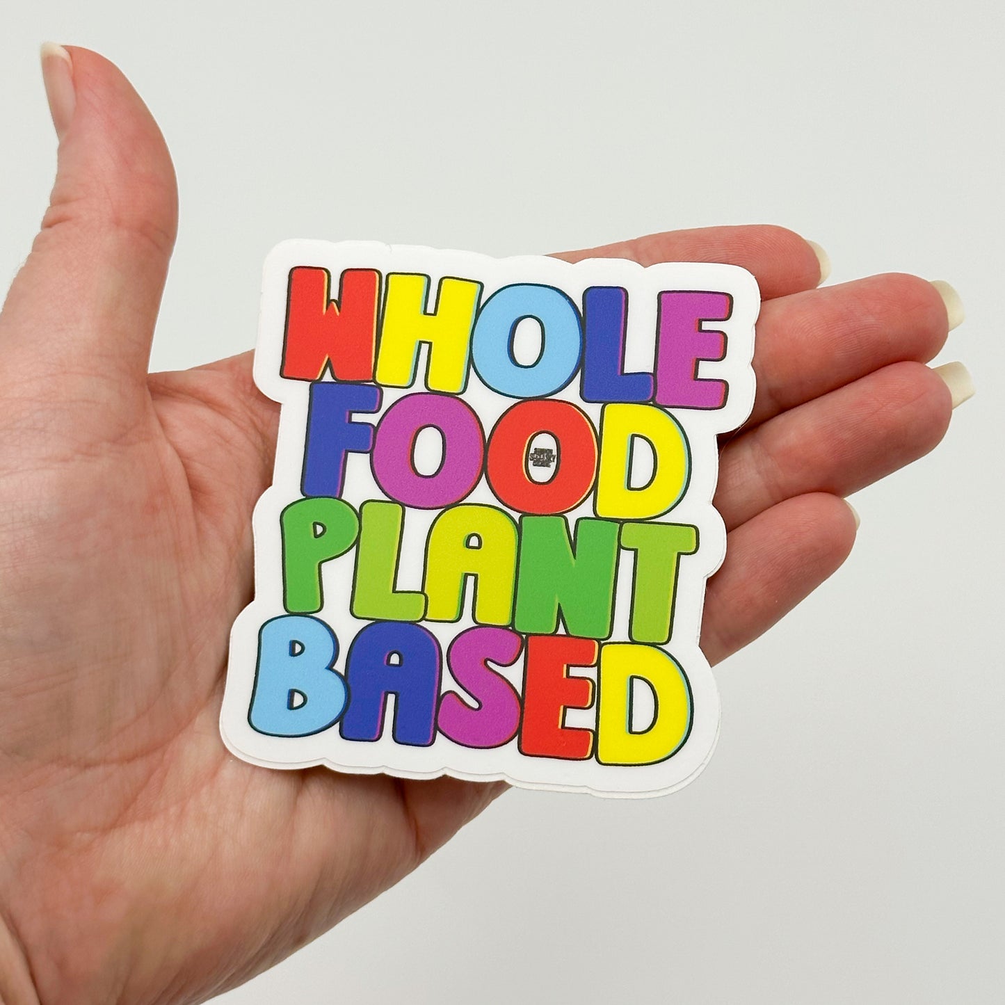 VegeCards™ Whole Food Plant Based Vinyl Sticker