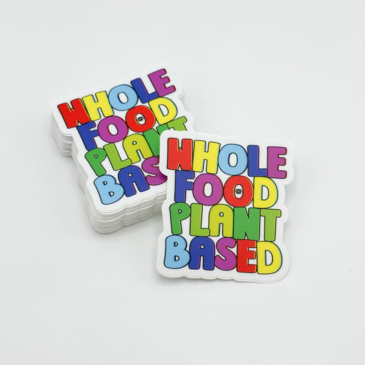 VegeCards™ Whole Food Plant Based Vinyl Sticker