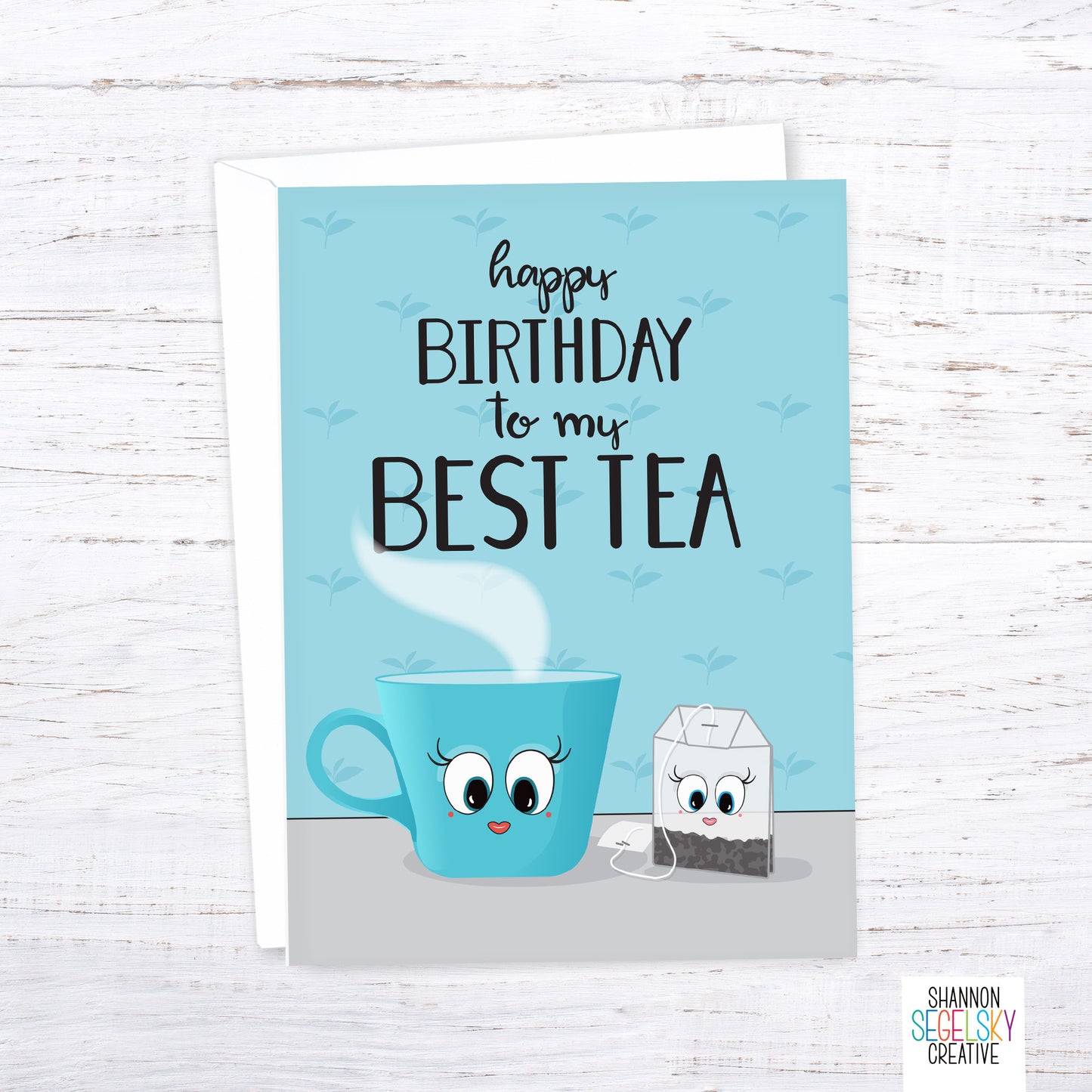 VegeCards™ Happy Birthday Best Tea Card