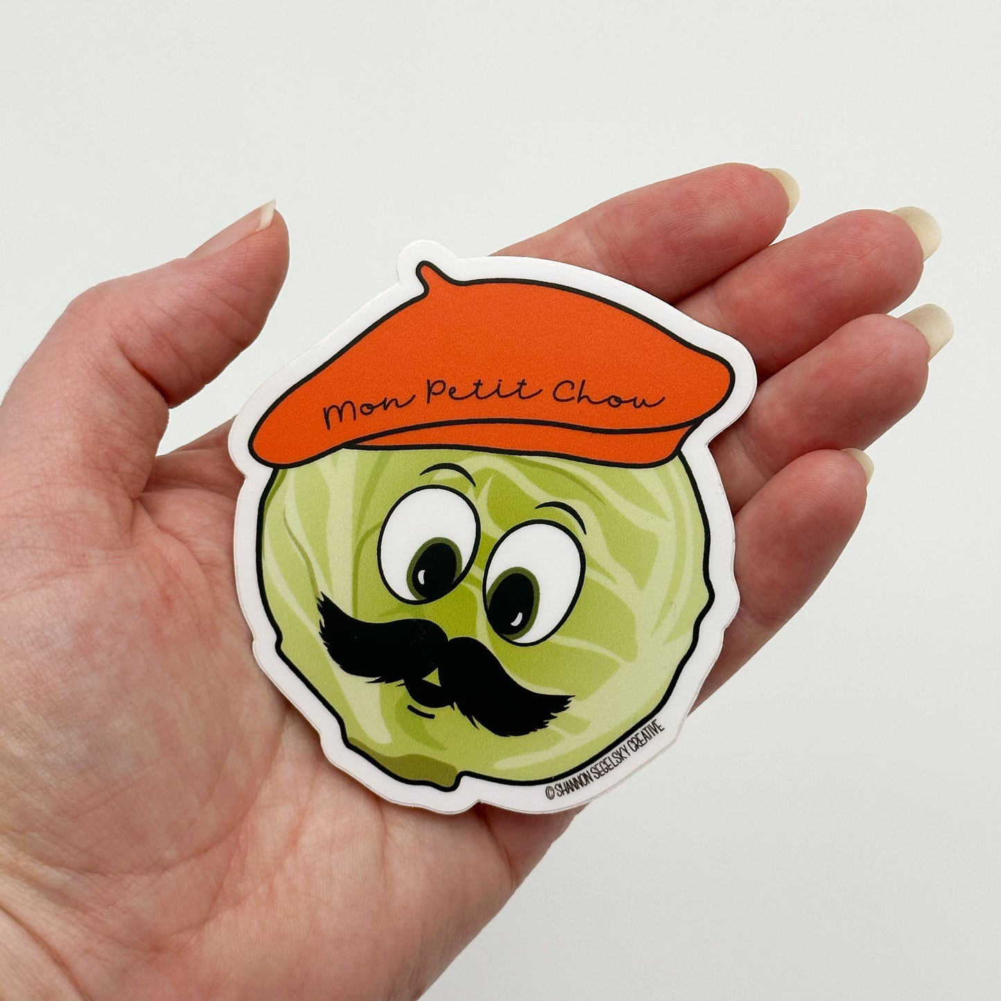 VegeCards™ Mon Petit Chou - My Little Cabbage - Vinyl Sticker