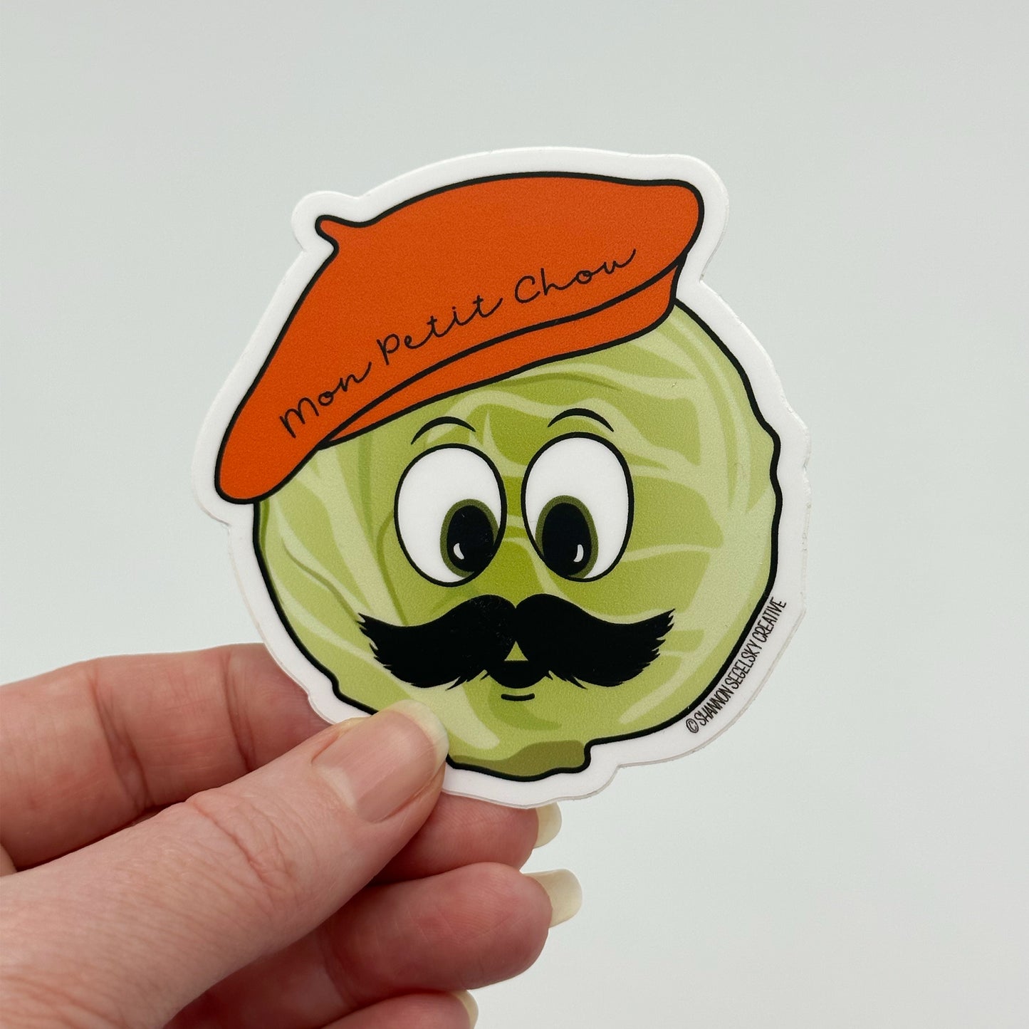 VegeCards™ Mon Petit Chou - My Little Cabbage - Vinyl Sticker