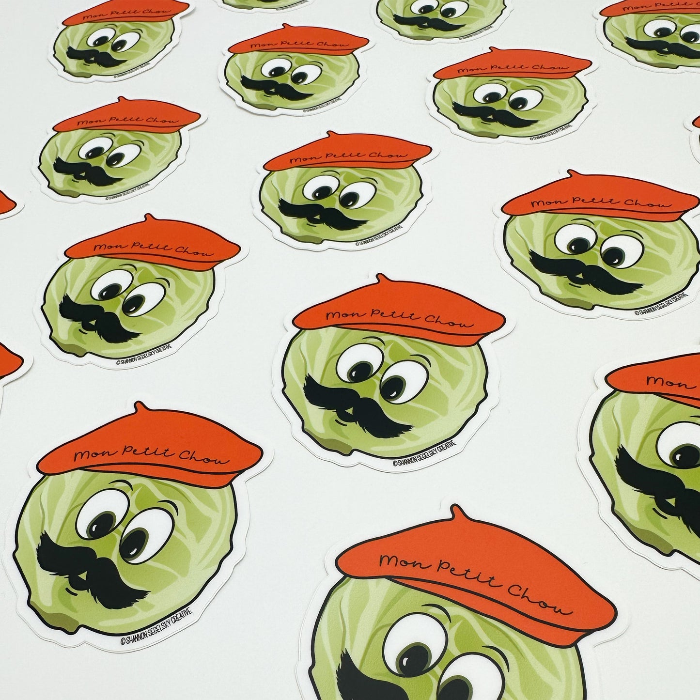 VegeCards™ Mon Petit Chou - My Little Cabbage - Vinyl Sticker