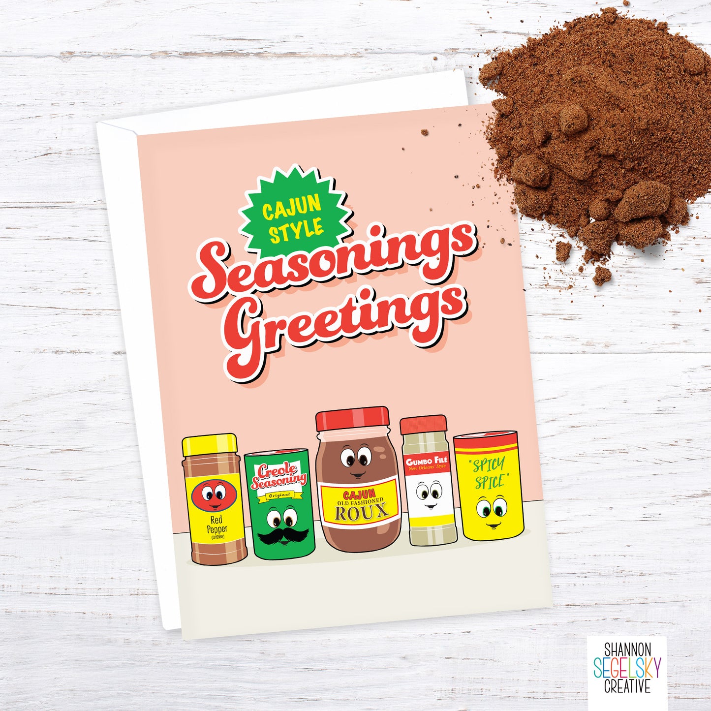 VegeCards™ Seasonings Greetings - Cajun Style Card
