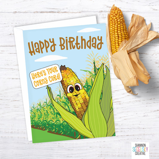 Corny Birthday Card