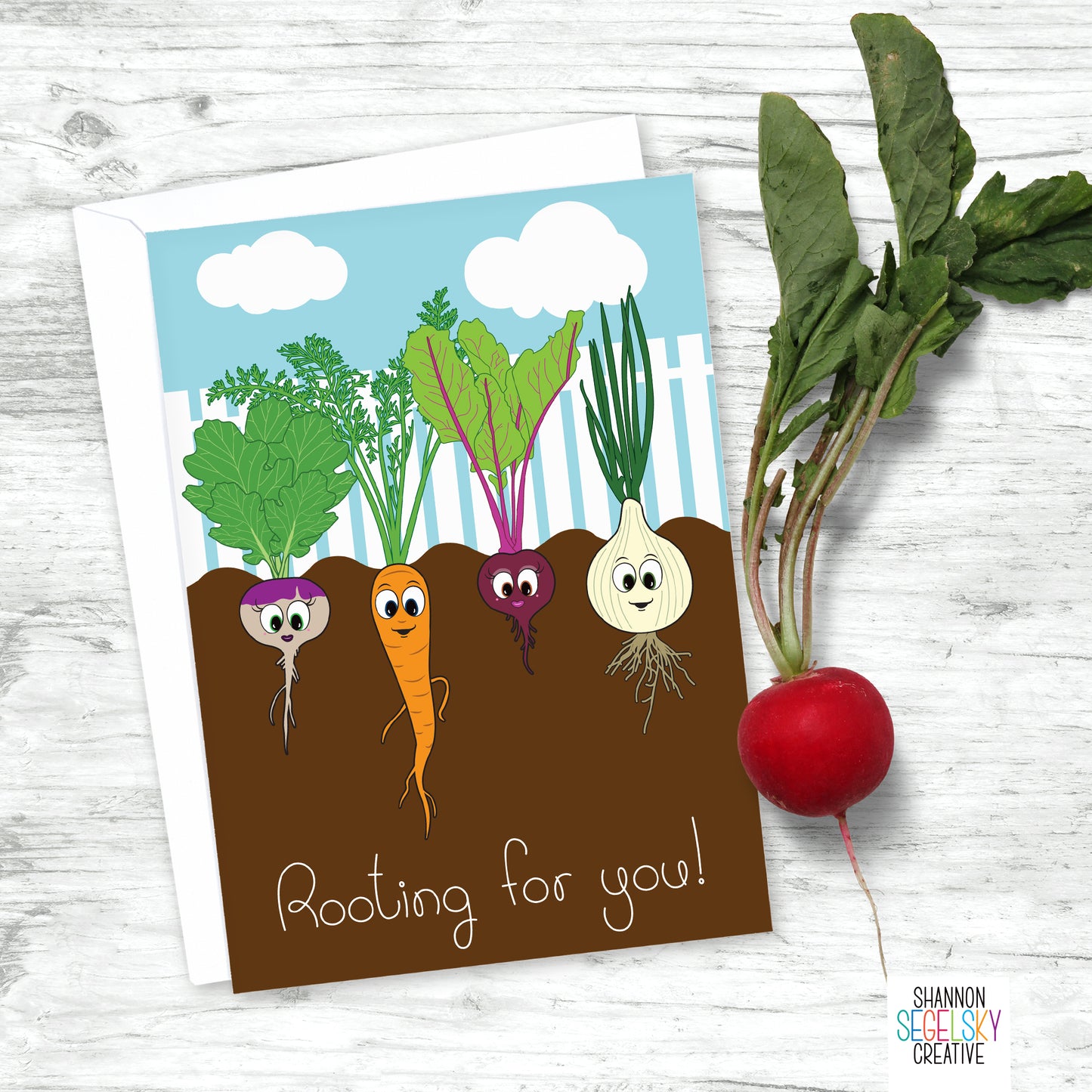 VegeCards™ Rooting for You Card