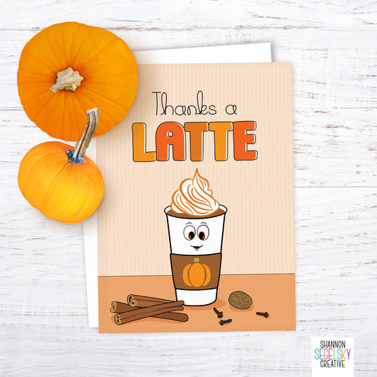 Thanks a Latte Card